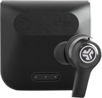 JLab - JBuds Air Executive True Wireless In-Ear Headphones - Black - Front_Zoom