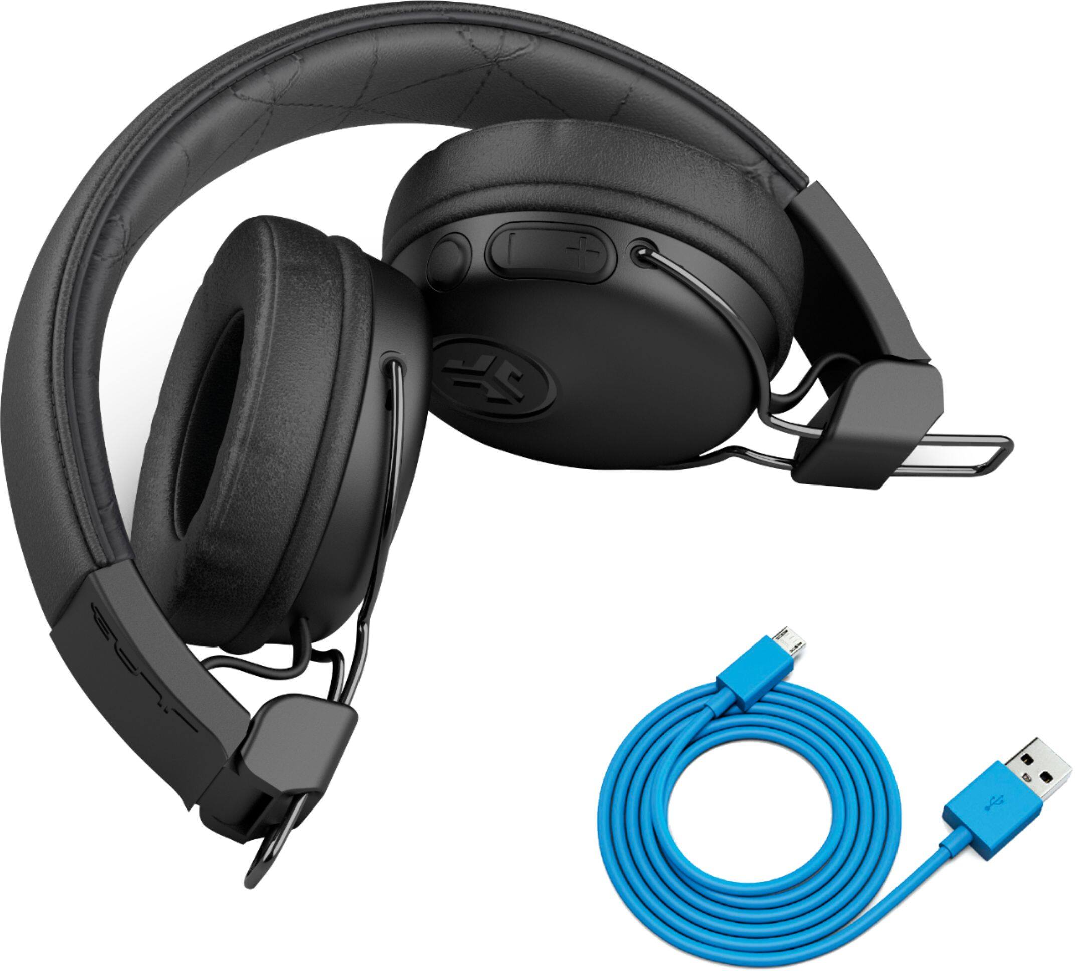 Alt View 13. JLab - Studio Wireless On-Ear Headphones - Black.