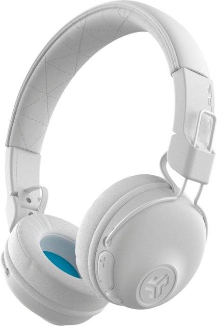 Angle Zoom. JLab - Studio Wireless On-Ear Headphones - White.