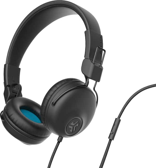 JLab Studio Wired On Ear Headphones Black HASTUDIORBLK4 Best Buy