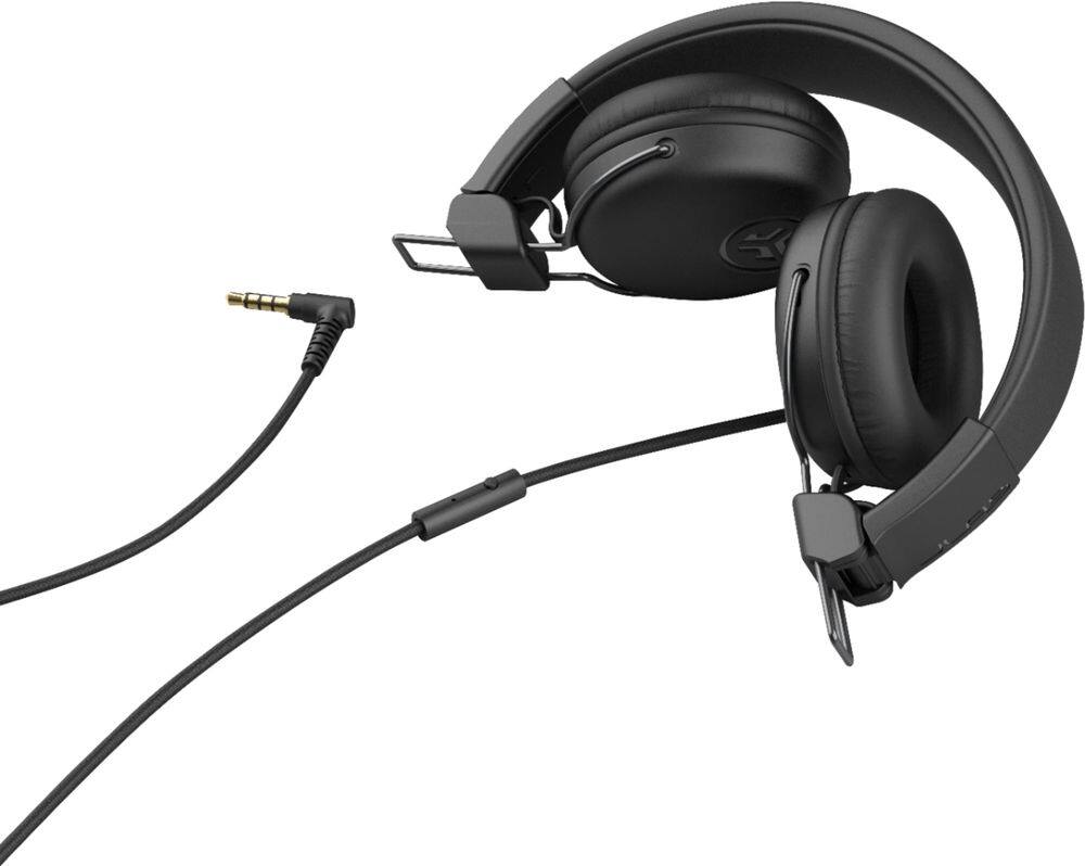 Alt View 13. JLab - Studio Wired On-Ear Headphones - Black.