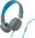 Angle. JLab - Studio Wired On-Ear Headphones - Gray/Blue.