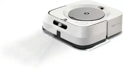 iRobot Braava Jet M6 (6110) – Robot ultime – Connecté au Wi-Fi, jet de pulvérisation de précision, cartographie intelligente, fonctionne avec Alexa, idéal pour plusieurs pièces, recharge et CV, blanc iRobot Braava Jet M6 (6110) – Robot ultime – Connecté au Wi-Fi, jet de pulvérisation de précision, cartographie intelligente, fonctionne avec Alexa, idéal pour plusieurs pièces, recharge et CV, blanc