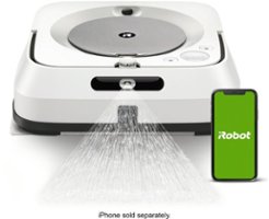 iRobot - Braava jet m6 Wi-Fi Connected Robot Mop - White - Front_Zoom
