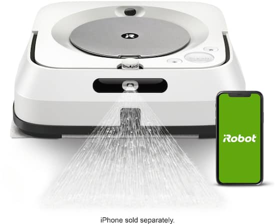 iRobot Braava jet m6 Wi Fi Connected Robot Mop White M611020