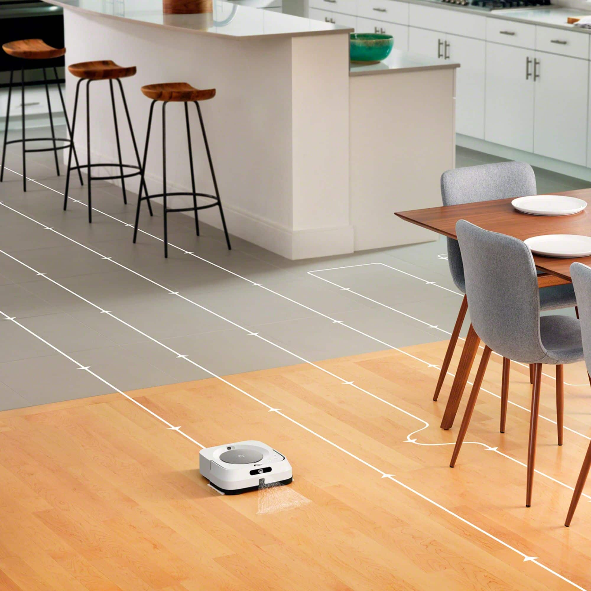 iRobot Braava jet m6 Wi-Fi Connected Robot Mop White M611020