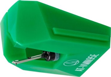 Audio-Technica - Replacement Stylus for AT-VM95 Phonograph Cartridges - Green - Front_Zoom