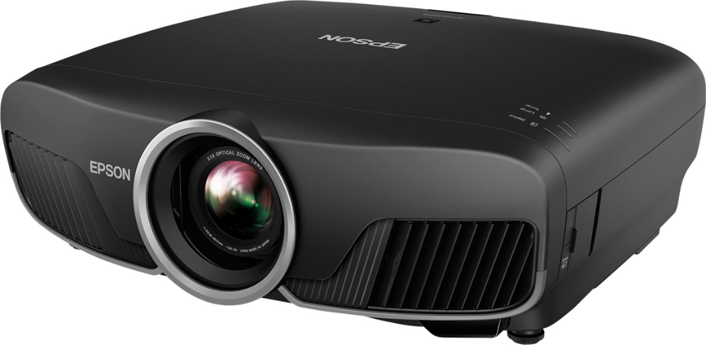 Left View: Epson - Pro Cinema 6050UB 4K 3LCD Projector with High Dynamic Range - Black