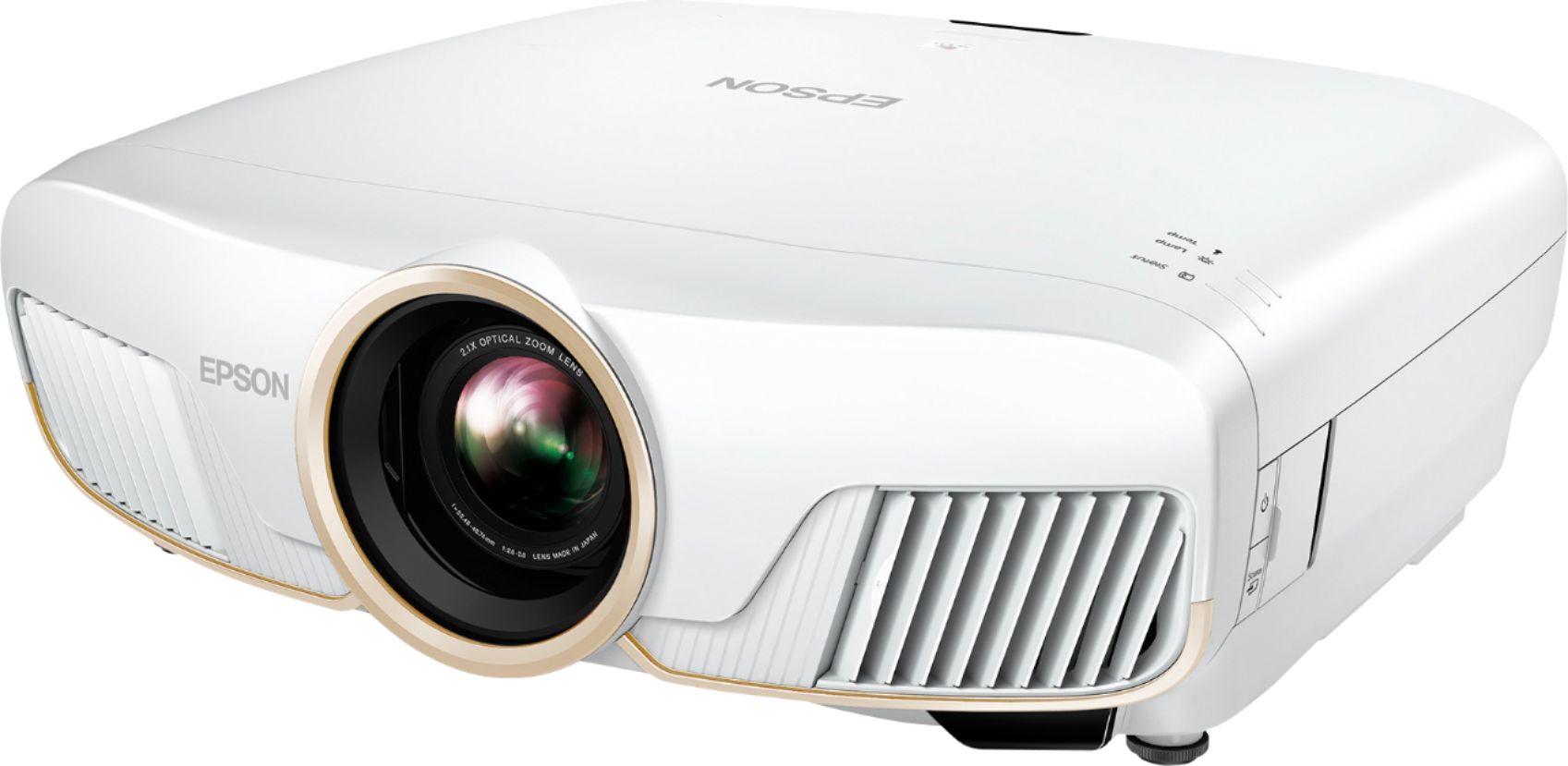 Left View: Epson - Home Cinema 5050UBe 4K PRO-UHD 3LCD Projector with High Dynamic Range - White