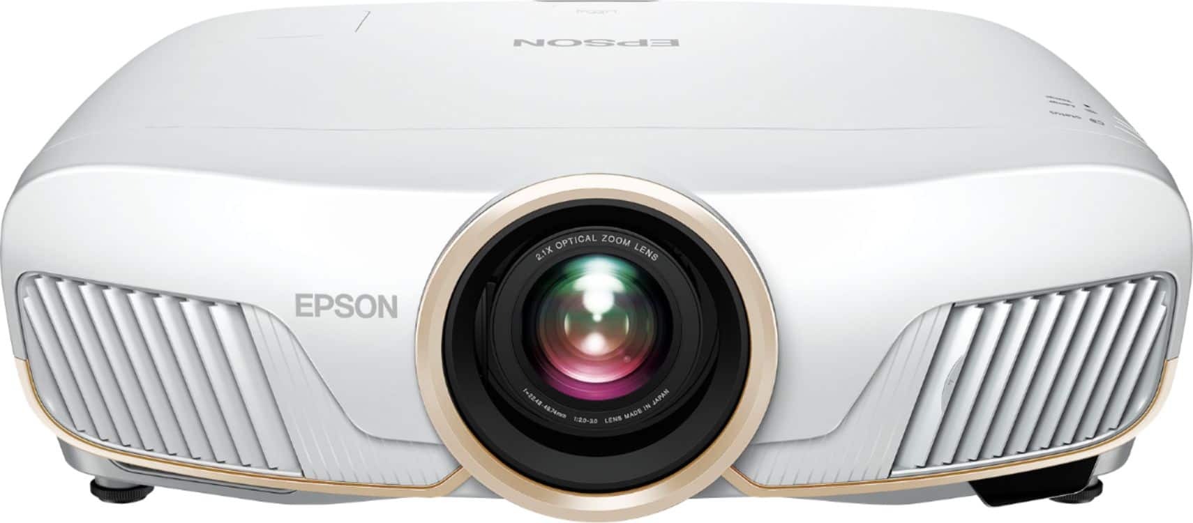 Alt View 11. Epson - Home Cinema 5050UB 4K PRO-UHD 3-Chip HDR Projector - White.