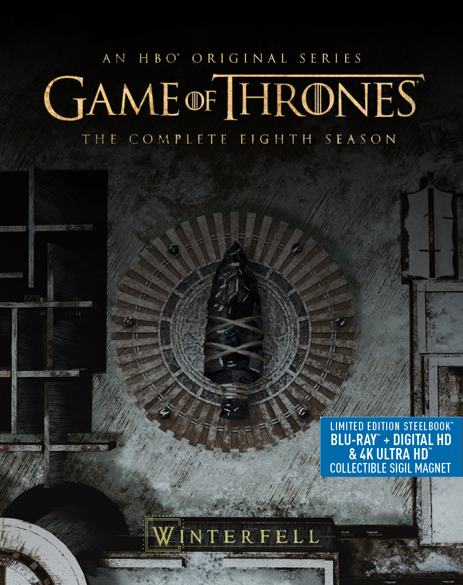 Game Of Thrones Season 8 Steelbook 4k Ultra Hd Blu Ray Blu Ray
