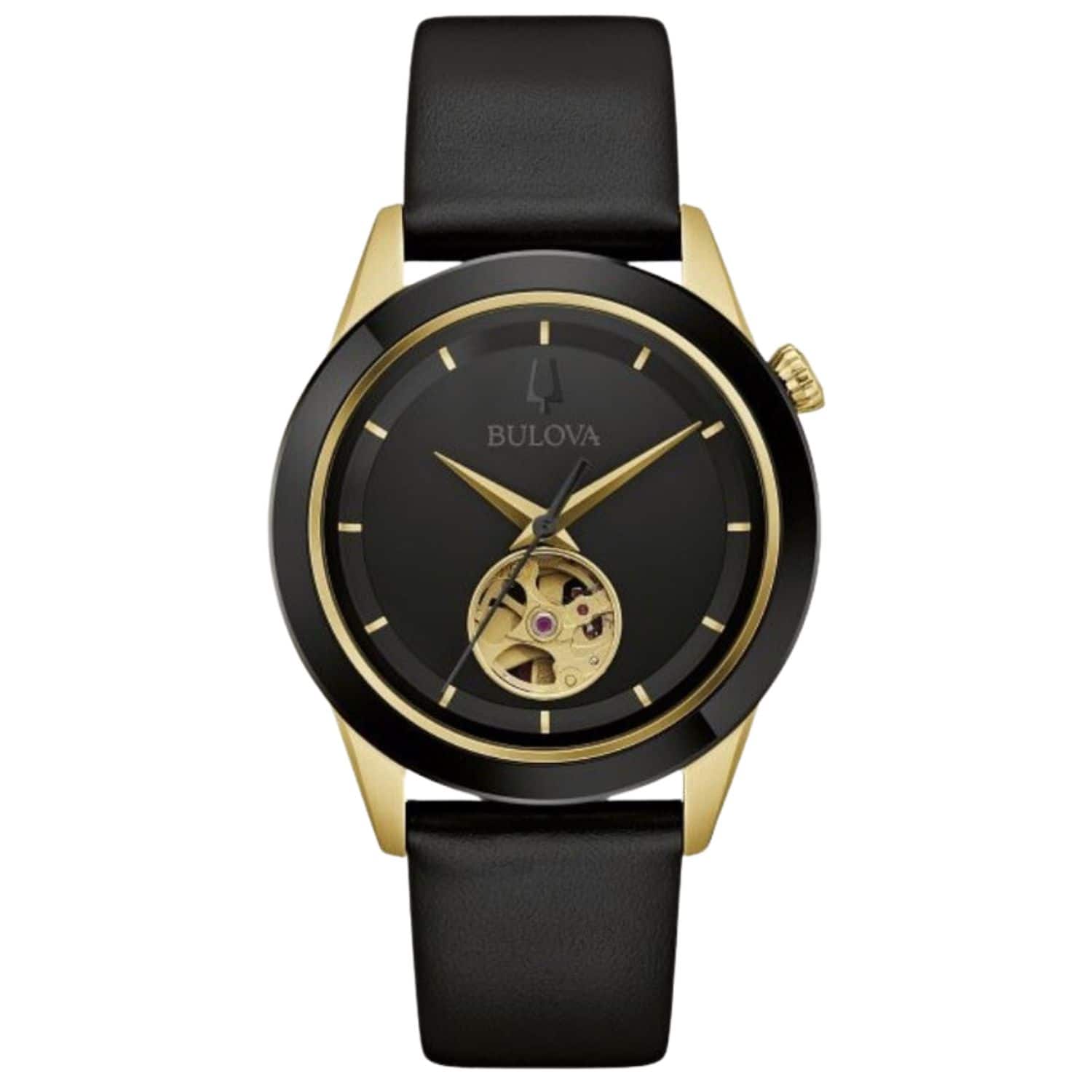 Bulova - Men's Apollo Dial Watch - 98A327 - Black