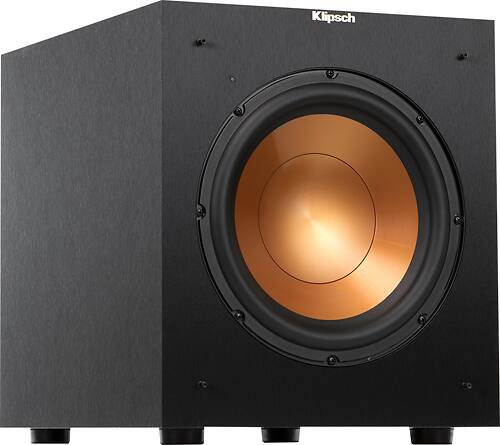 Angle. Klipsch - Reference 10" 300W Powered Subwoofer - Black.