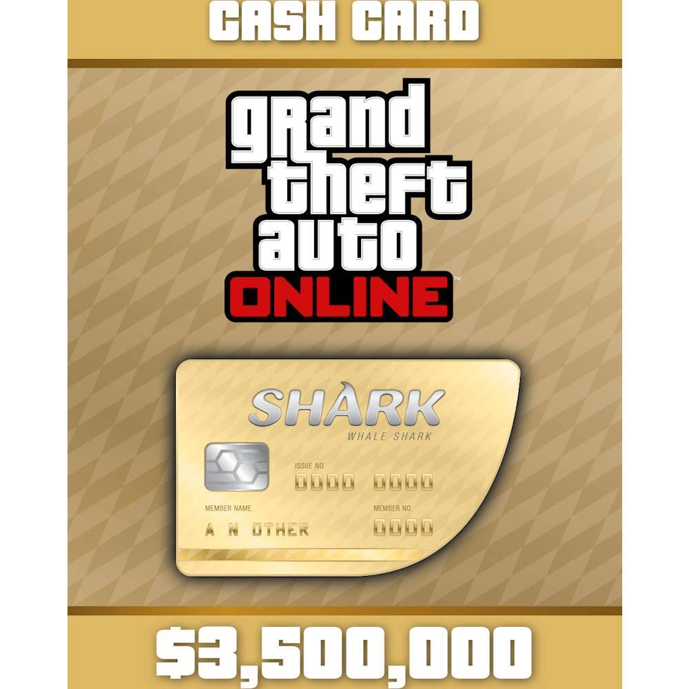Front. Take 2 Interactive - Grand Theft Auto Online $3,500,000 Whale Shark Cash Card - Windows.