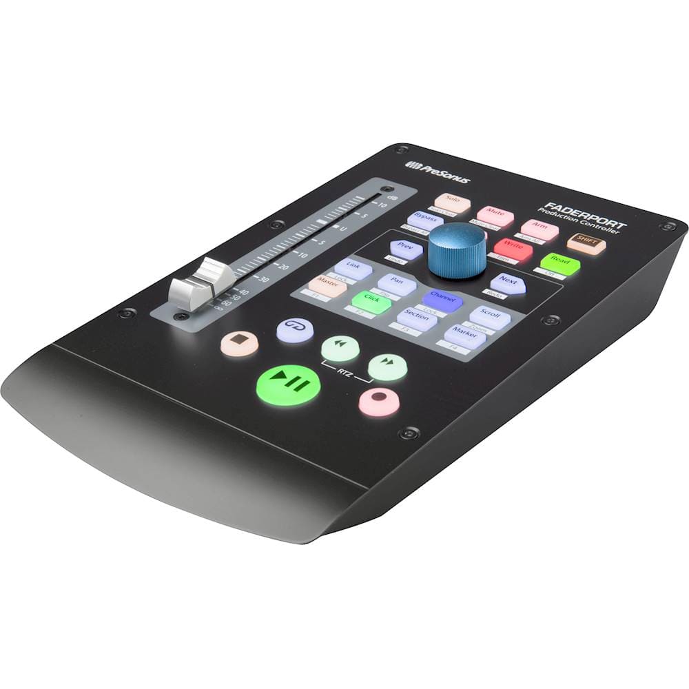 Left. PreSonus - FaderPort USB Production Controller - Black/Blue.