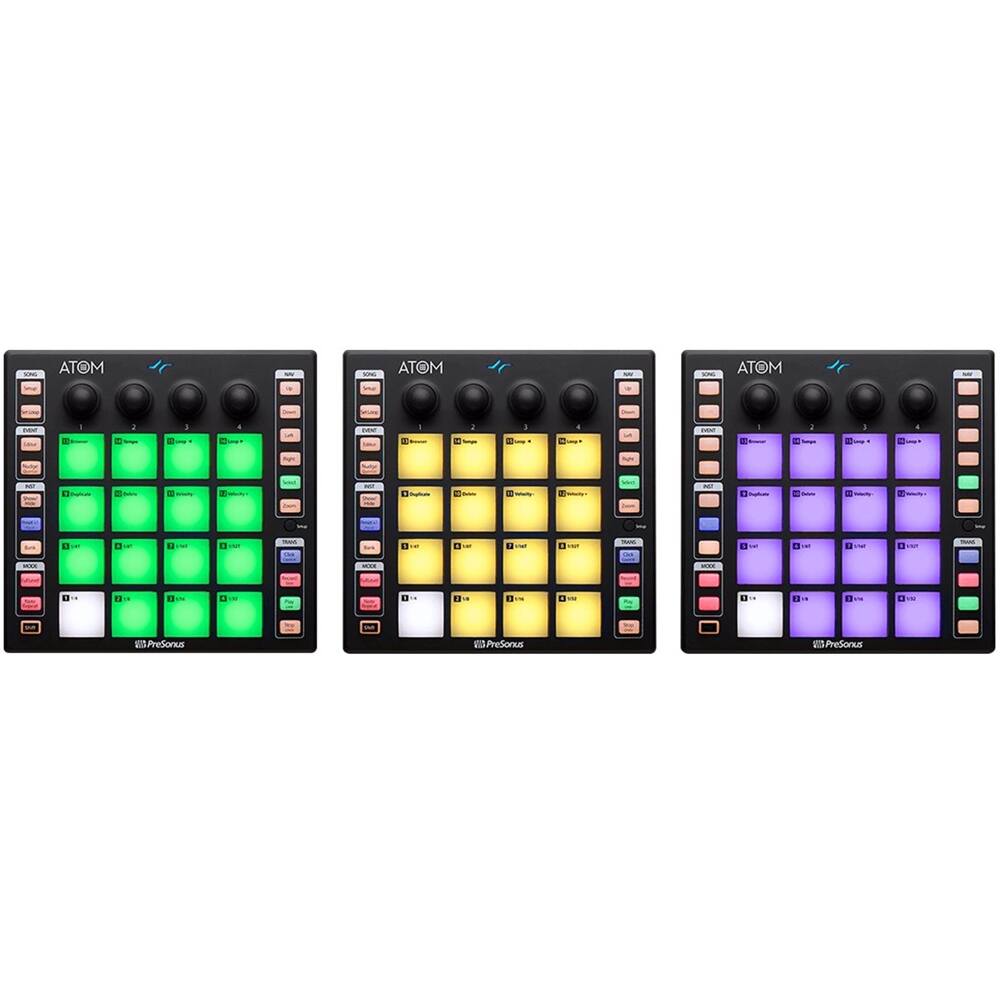 Front. PreSonus - USB MIDI Controller - Black.