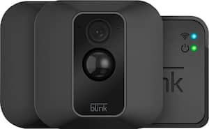 Blink - XT2 2-Camera Indoor/Outdoor Wire-Free 1080p Surveillance System - Black - Front_Zoom