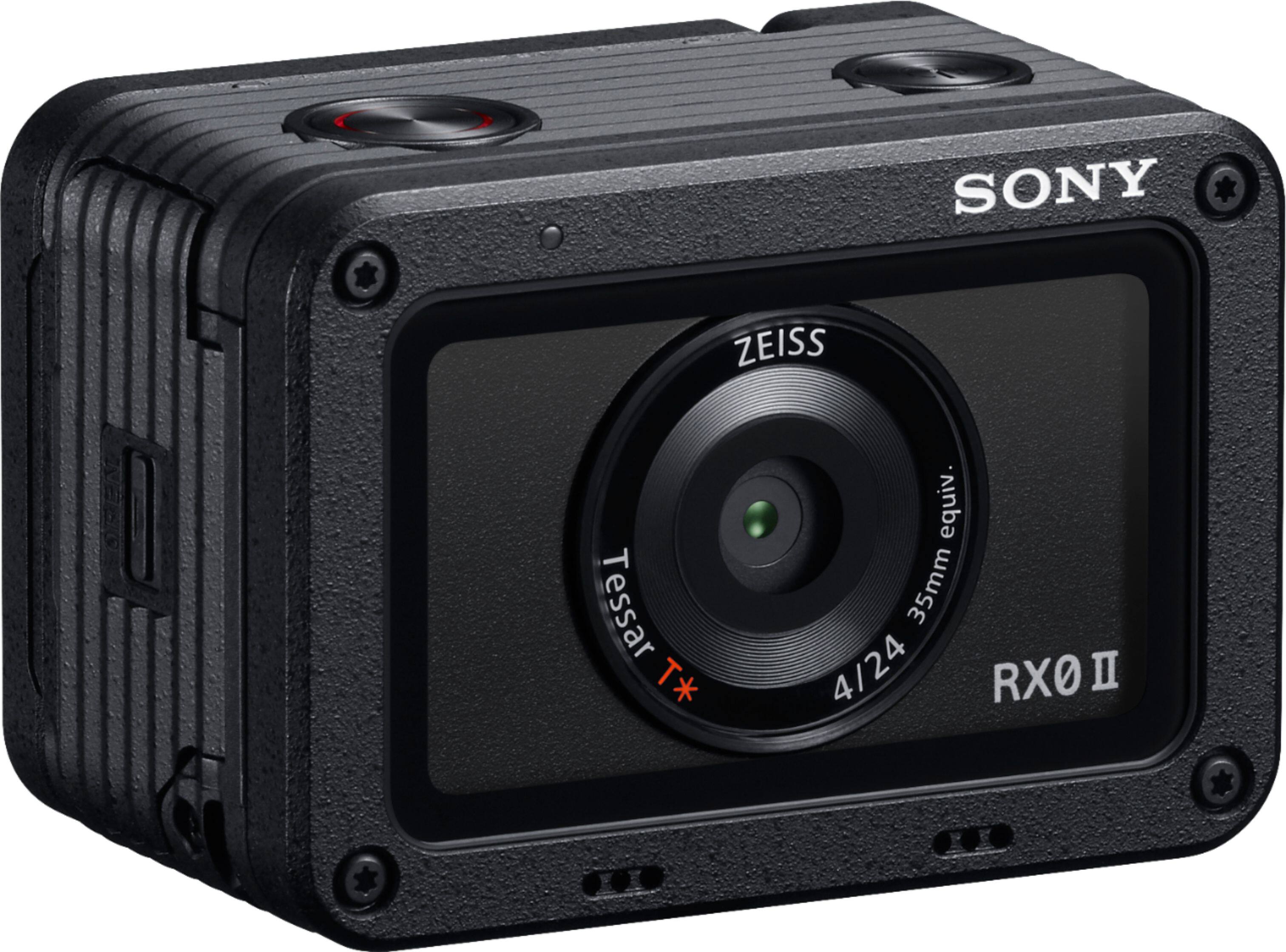 Angle. Sony - RX0 II 15.3-Megapixel Digital Camera - Black.