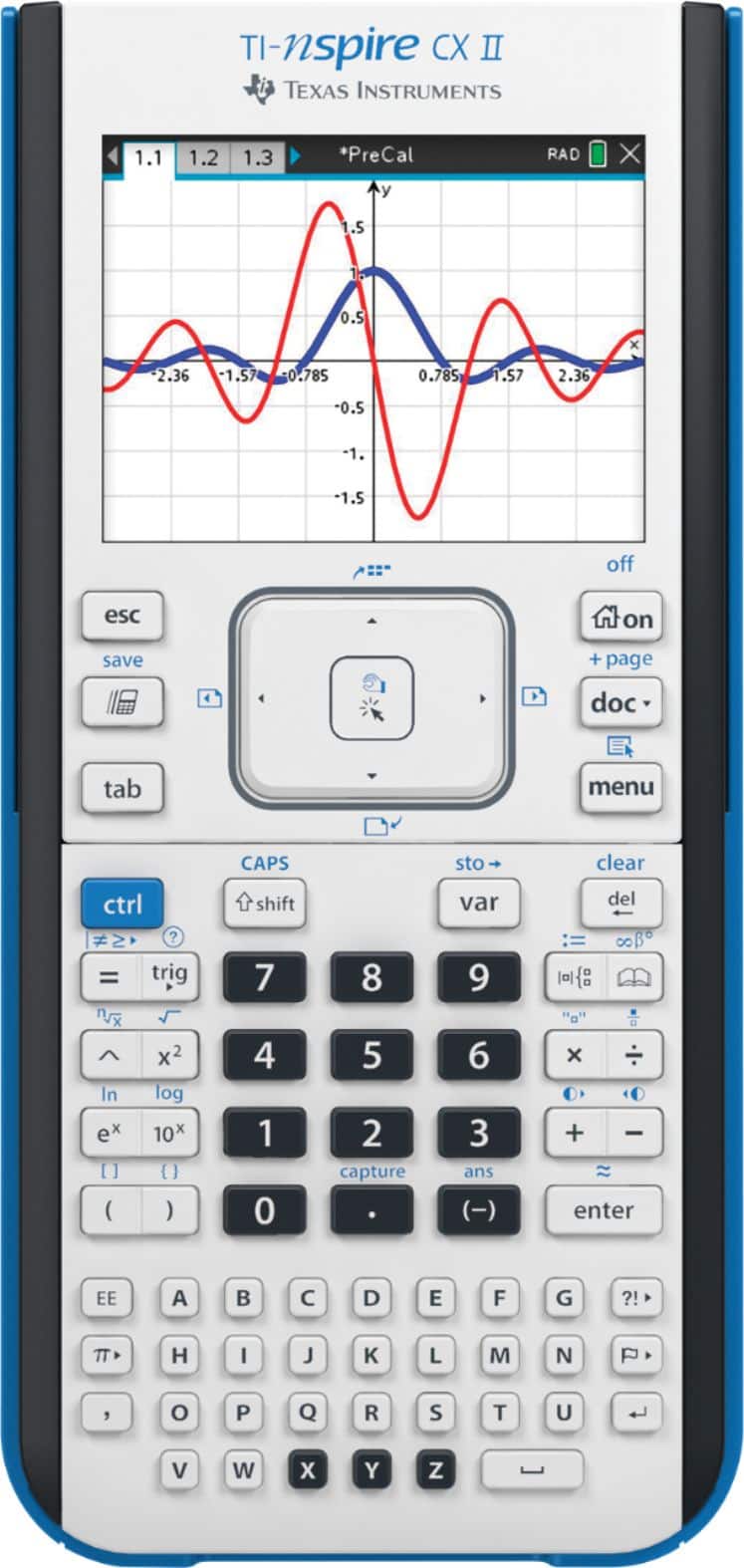 Texas Instruments TI-Nspire CX II Handheld Graphing Calculator