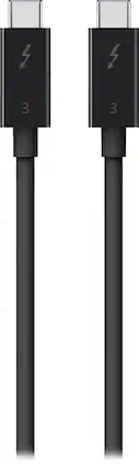 Belkin - 2.6' Thunderbolt Cable - Black