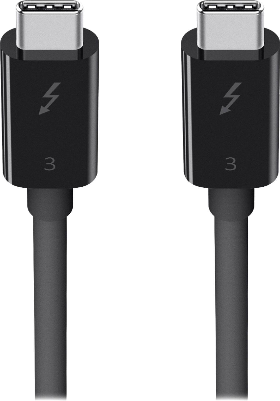 Alt View 11. Belkin - 2.6' Thunderbolt Cable - Black.