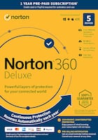 Norton 360 Deluxe (5-Devices) (1-Year Subscription) - Android|Mac|Windows|iOS - Front_Zoom