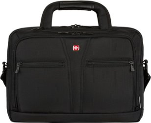 Wenger - BC Case for 16" Laptop - Black - Front_Zoom
