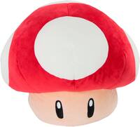 TOMY - Club Mocchi Mocchi - Mario Kart Red Mushroom 15" Mega Plush - Front_Zoom