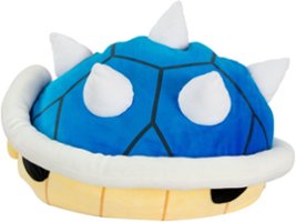 Nintendo - Club Mocchi Mocchi - Mario Kart Blue Spiny Shell Mega 15 inch Plush Stuffed Toy - Blue/White/Black - Front_Zoom