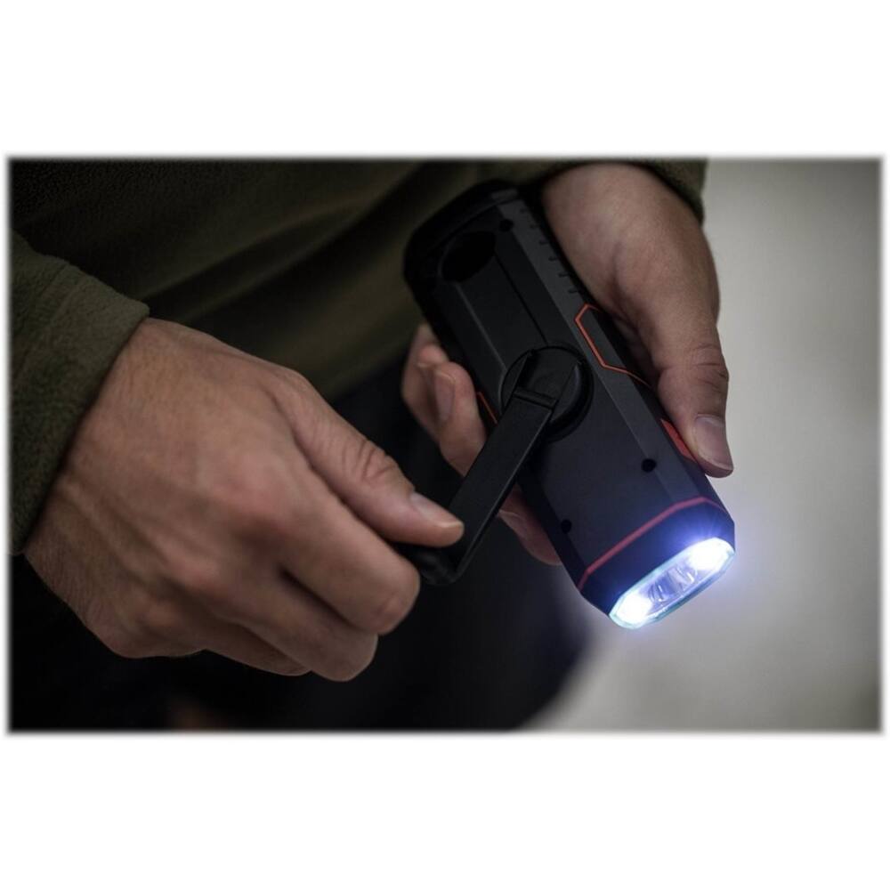 Alt View 12. Life+Gear - Stormproof 30 Lumen LED Flashlight - Black/red.