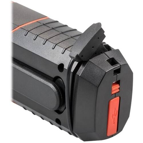 Alt View 14. Life+Gear - Stormproof 30 Lumen LED Flashlight - Black/red.