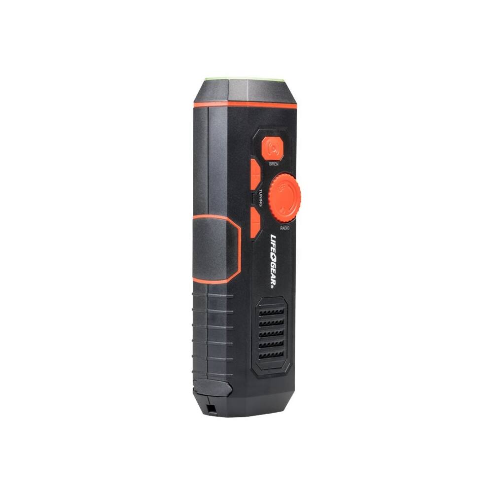 Left. Life+Gear - Stormproof 30 Lumen LED Flashlight - Black/red.