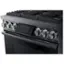 Alt View 12. Dacor - Contemporary 5.4 Cu. Ft. Self-Cleaning Freestanding Gas Convection Range with 6 burners, Liquid Propane Convertible - stainless steel.