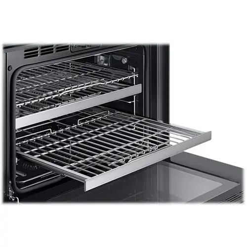 Alt View 18. Dacor - Contemporary 5.4 Cu. Ft. Self-Cleaning Freestanding Gas Convection Range with 6 burners, Liquid Propane Convertible - stainless steel.
