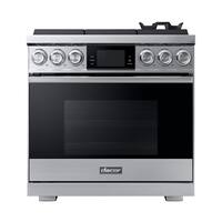 Dacor - 5.4 Cu. Ft. Freestanding Gas Convection Range - Silver Stainless Steel - Front_Zoom