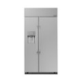 Front Zoom. Dacor - Professional 24 Cu. Ft. Side-by-Side Built-In Refrigerator - Stainless steel.