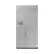 Front. Dacor - Professional 24 Cu. Ft. Side-by-Side Built-In Refrigerator - Stainless Steel.