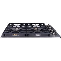 Dacor - Professional 30" Built-In Gas Cooktop with 4 burners with SimmerSear , Natural Gas - Silver Stainless Steel - Front_Zoom