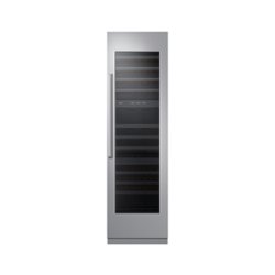 Dacor - Modernist Collection 24" Front Panel Kit for Select Integrated Wine Cellars - Silver Stainless Steel - Front_Zoom