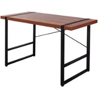 OneSpace - Bourbon Foundry Collection Rectangular Particle Board Table - Front_Zoom