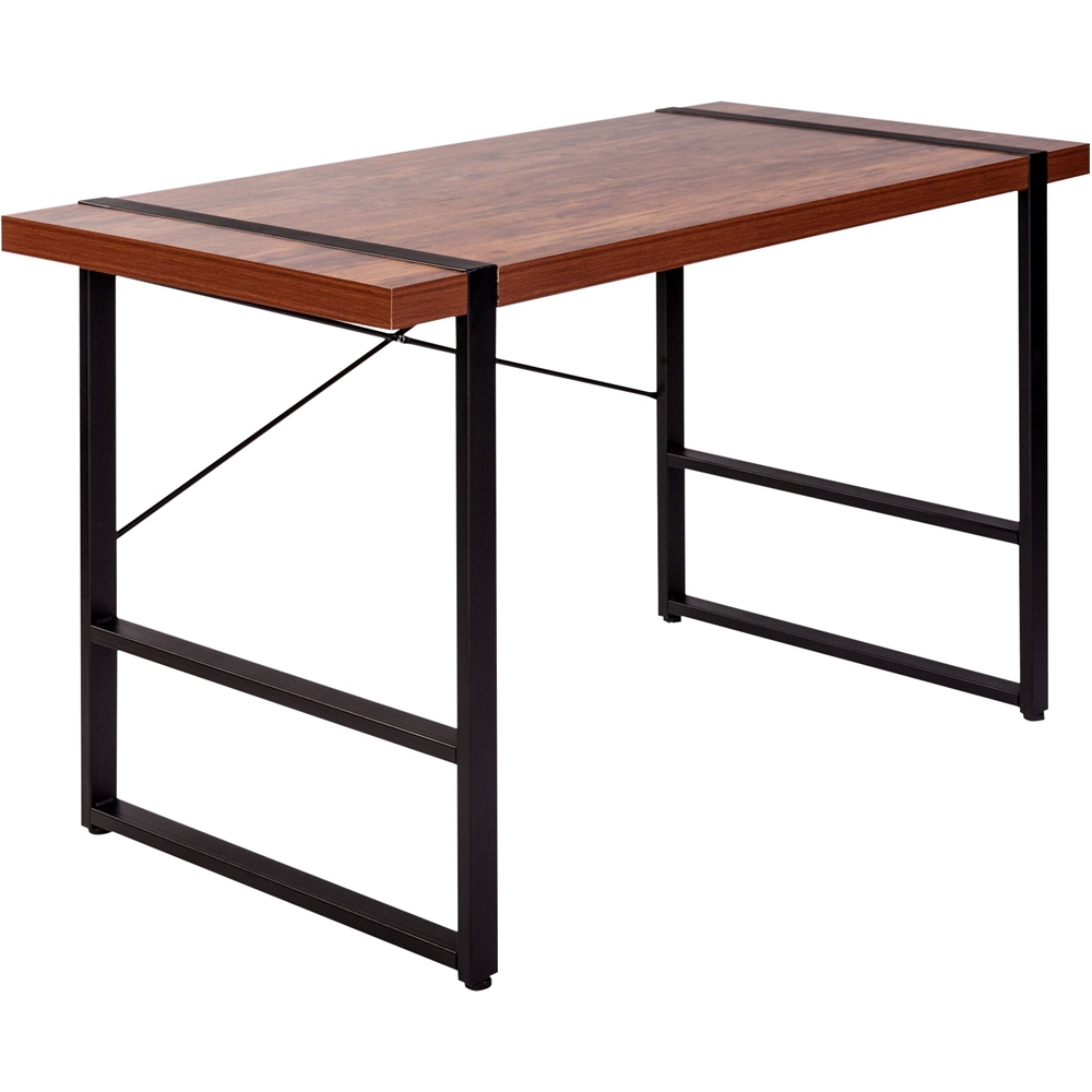 Left View: OneSpace - Bourbon Foundry Collection Rectangular Particle Board Table