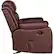 Alt View 11. Relaxzen - Oscar PU Coated Leather Recliner - Brown.