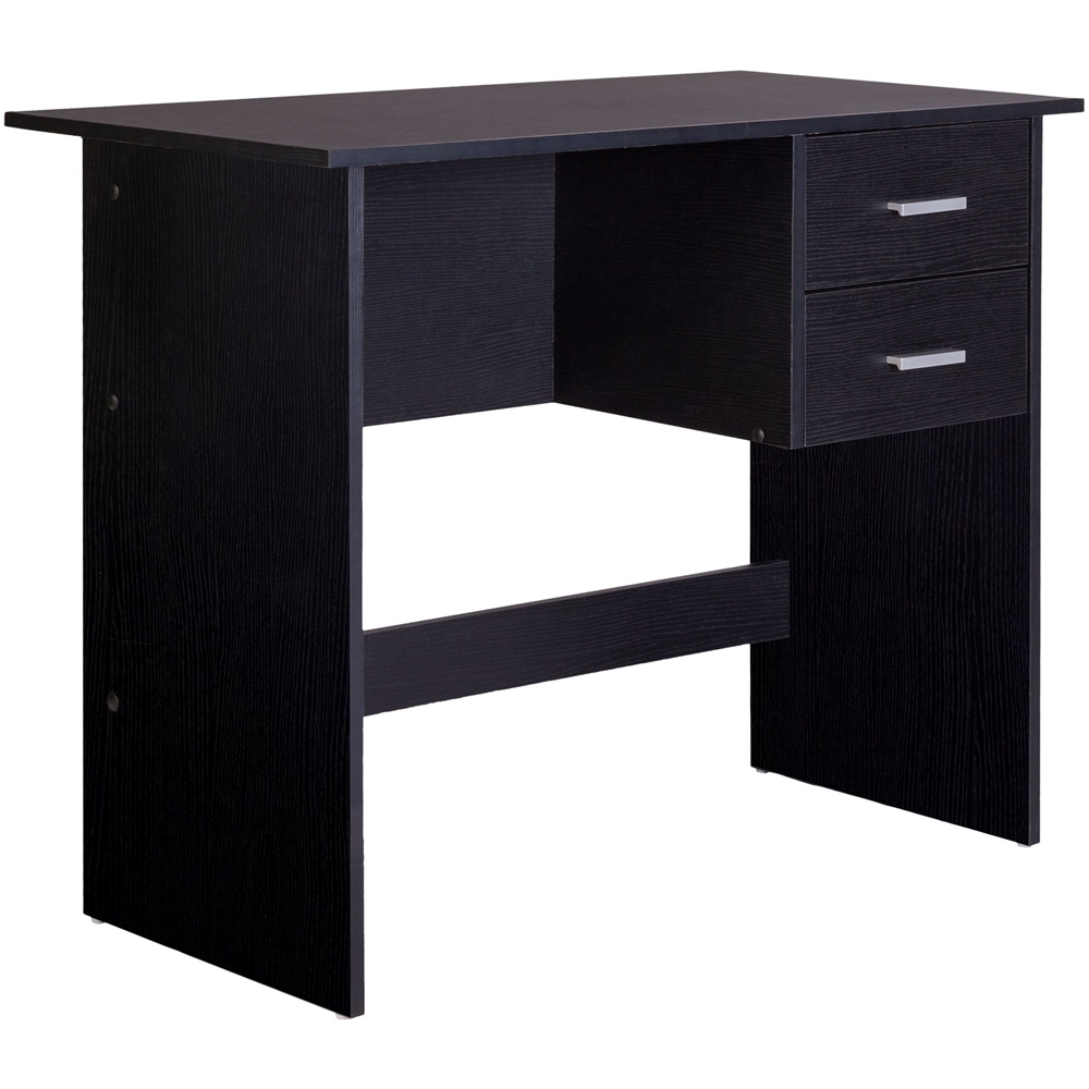 Left View: OneSpace - Adina Rectangular Modern Engineered Wood 2-Drawer Table