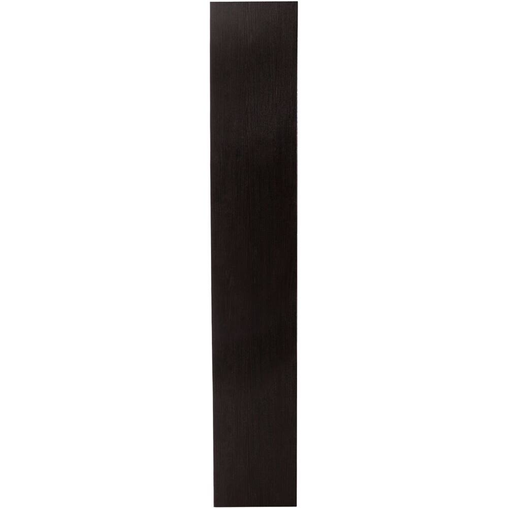 Angle View: OneSpace - Particle Board & Steel 5-Shelf Bookcase - Espresso