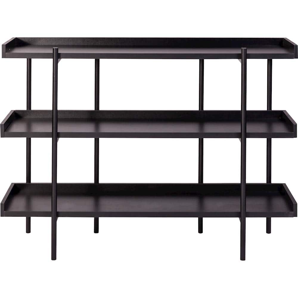 Best Buy: Onespace Modern 3-shelf Bookcase Black 50-jn173shlf05