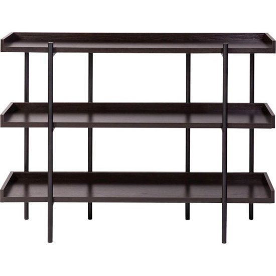 Onespace Modern 3 Shelf Bookcase, Best Modern Metal Bookcases