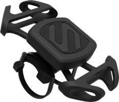 Scosche - MagicMOUNT Handlebar Bike Holder for Mobile Phones - Black - Front_Zoom