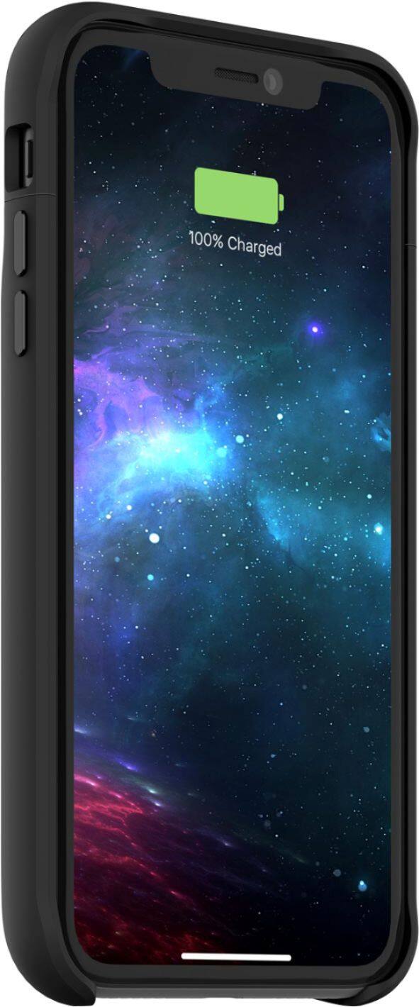 Alt View 2. mophie - Juice Pack access External Battery Case with Wireless Charging for Apple® iPhone® XR - Black.