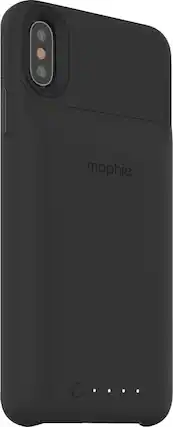 Angle. mophie - Juice Pack access External Battery Case with Wireless Charging for Apple® iPhone® XS Max - Black.