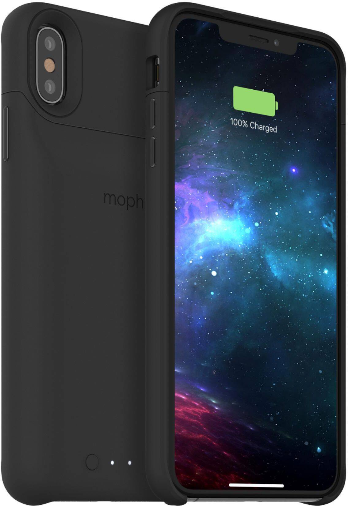 Alt View 11. mophie - Juice Pack access External Battery Case with Wireless Charging for Apple® iPhone® XS Max - Black.